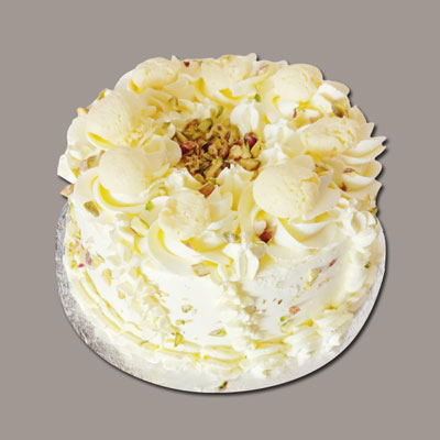 "Round shape Pineapple Rasagulla cake - 1kg - Click here to View more details about this Product